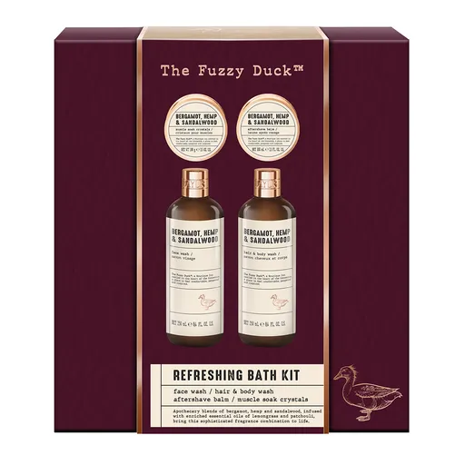 Baylis & Harding Set cadou Bergamotă, Cânepă & Lemn de santal 4 buc