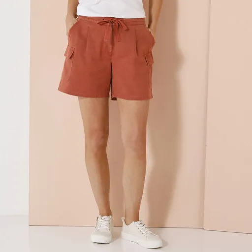 Pantaloni scurți cargo din pânză
