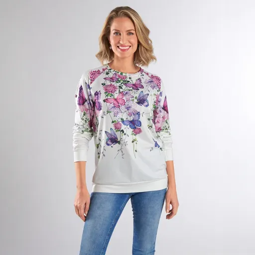 Cămașă cu mânecă lungă "Fluturi"