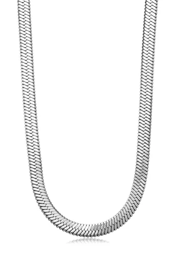 S'Agapõ Lănțișor din oțel pentru femei tip șarpe Chunky SHK82