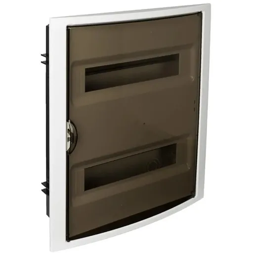 Tablou electric Solera Arelos 5250PF, 28 module, incastrat, IP40, 362x438x102 mm, plastic, usa fumurie, rama alba