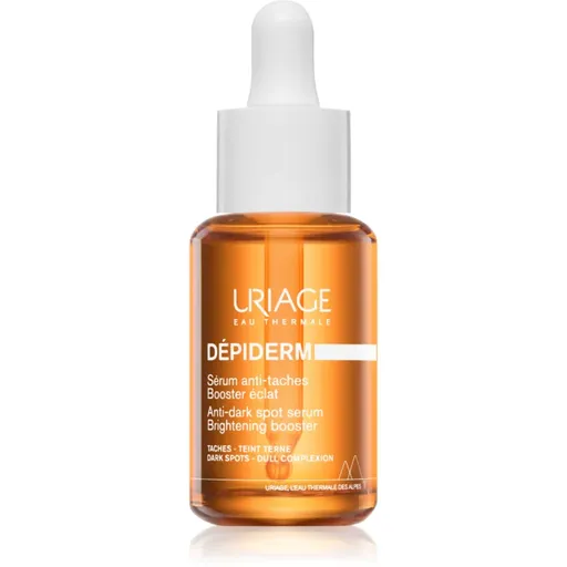 Uriage Dépiderm Anti-Dark Spot Brightening Booster Serum ser iluminator pentru corectia petelor de pigment pentru o piele mai luminoasa 30 ml