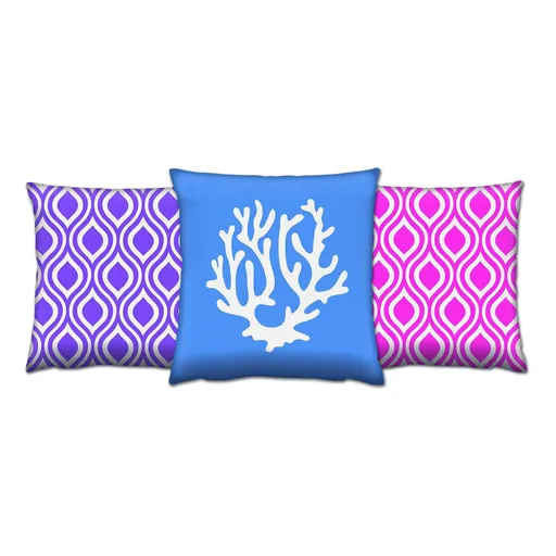 Set perne decorative	, AC-4235-4102-4236, 50% bumbac / 50% poliester, Multicolor