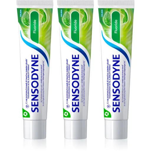 Sensodyne Fluoride pastă de dinți pentru dinti sensibili 3x75 ml