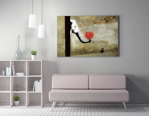 Tablou decorativ, WY116 (50 x 70), Canvas imprimat, Multicolor