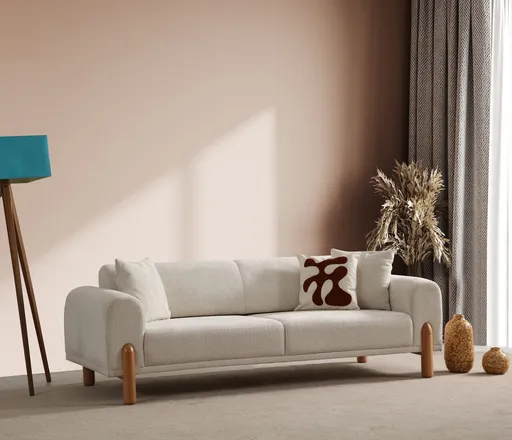 Canapea extensibila 3 locuri, Atelier del Sofa, 560ARE4103, Crem