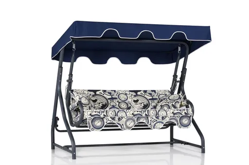 Balansoar de gradina 3 locuri, Hanah Home, Olea 6, Multicolor