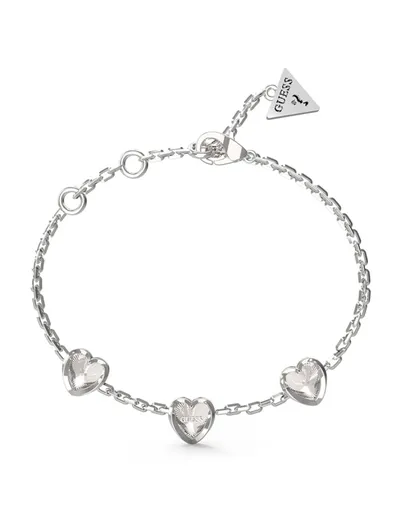 Guess Brățară romantică din oțel cu inimioare Mon Amour JUBB04611JWRH 21 cm