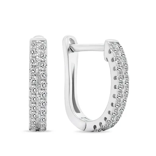 Brilio Silver Cercei sclipitori din argint cu zirconii EA564W