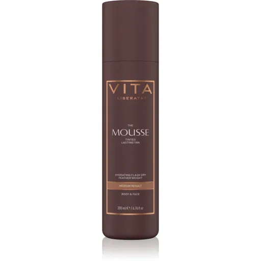 Vita Liberata Tanning Mousse Tinted spuma autobronzanta pentru corp culoare Medium 200 ml