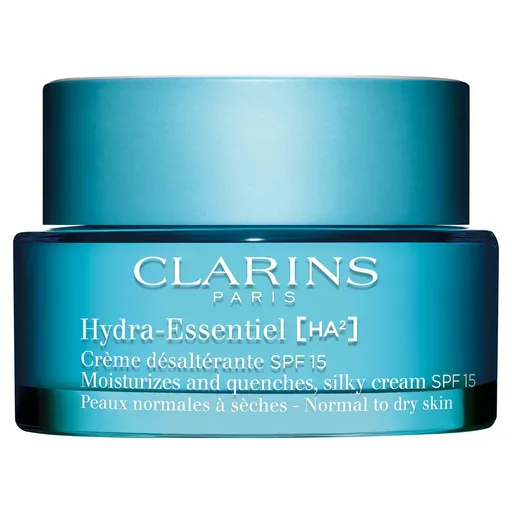 Clarins Cremă de zi hidratantă pentru piele normală până la uscată SPF 15 Hydra Essentiel (Moisturizes and Quenches Silky Cream) 50 ml