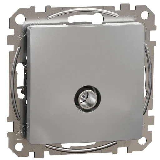 Priza TV finala 4dB, Schneider, SDD113471, Sedna Design, aluminiu