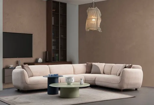 Coltar, Atelier del Sofa, 560ARE5260, Cadru: LEMN/PAL, Crem