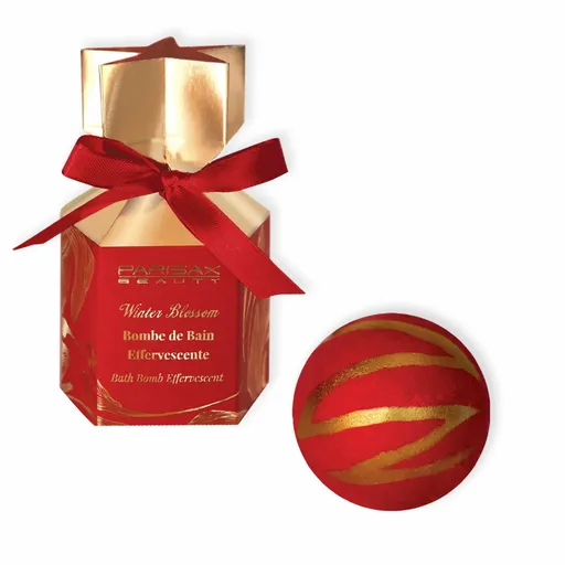 Parisax Bombă efervescentă pentru baie Vanilie & Căpșuni înghețate (Bath Bomb) 80 g