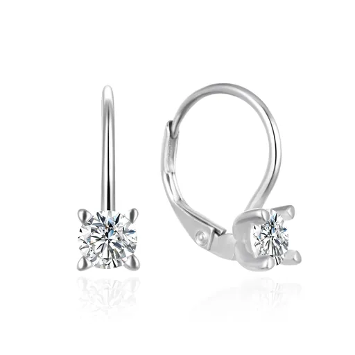 Agato Cercei fermecători din argint cu zircon AGT-E196LW