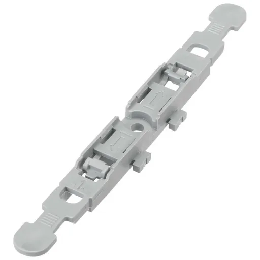 Set 5 bucati suporti pentru 1 clema prelungire cabluri Wago cu prindere pe sina Wago 221-2501