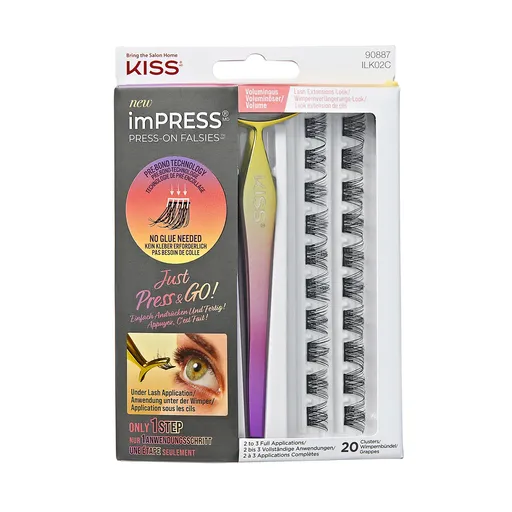 KISS Gene artificiale imPRESS Press on Falsies Kit 02