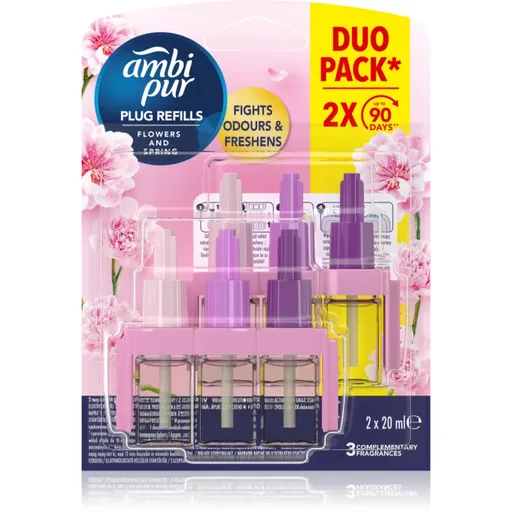 AmbiPur 3volution Flowers&Spring rezervă de reumplere 2x20 ml