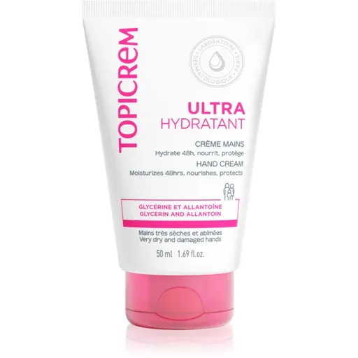 Topicrem UH BODY Ultra-Moisturizing Hand Cream cremă hidratantă pentru mâinile cu pielea uscată și crăpată 50 ml