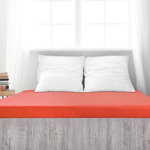 Cearșaf de pat 4Home din frotir Ideal căpșuni , 60x 120 cm, roșu, 60 x 120 cm