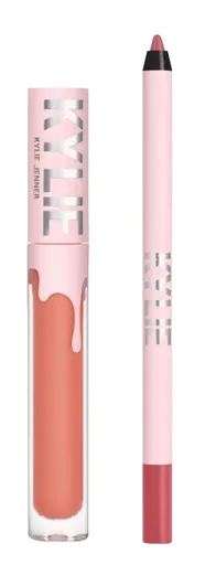 Kylie Cosmetics Set Matte Liquid Lipstick + Lip Liner 801 Queen