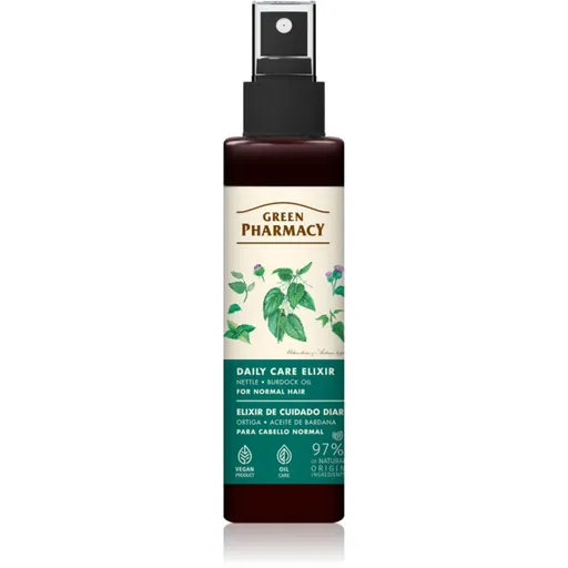 Green Pharmacy Nettle & Burdock oil Elixir ser pentru par normal 150 ml