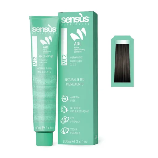 Vopsea de Par Permanenta Sensus MC2 6.2, 100 ml