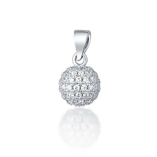 JVD Pandantiv strălucitor din argint cu zircon SVLP0172SI3BI00