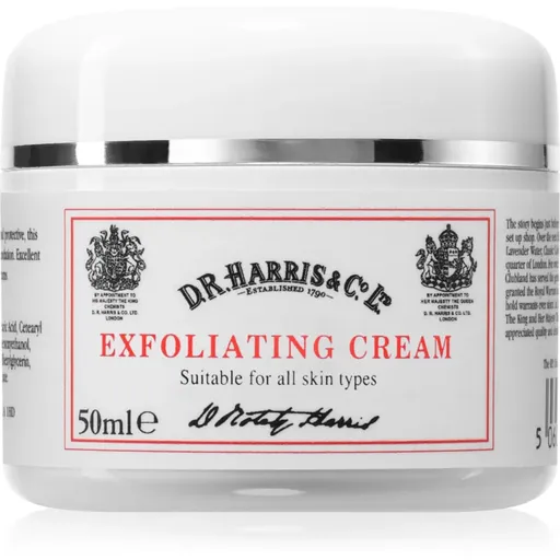 D.R. Harris Exfoliating Cream exfoliant de curățare faciale pentru bărbați 50 ml
