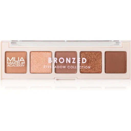 MUA Makeup Academy Eyeshadow Collection paletă cu farduri de ochi culoare Bronzed 3.8 g