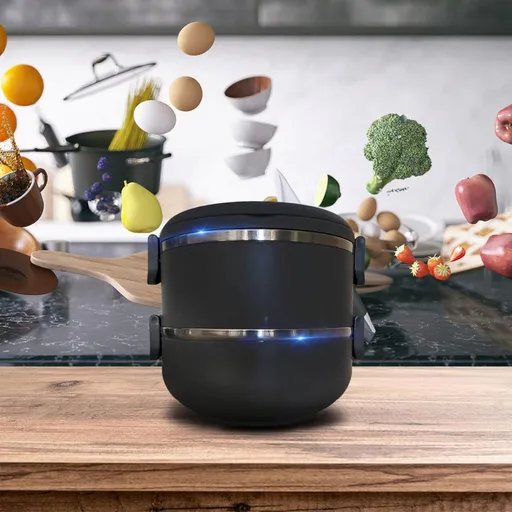 Caserola termica, Hermia, 960DYN1117, Izolat in vid, Fumuriu