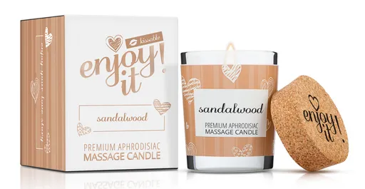 Magnetifico Power Of Pheromones Lumânare de masaj Enjoy it! Sandalwood (Massage Candle) 70 ml