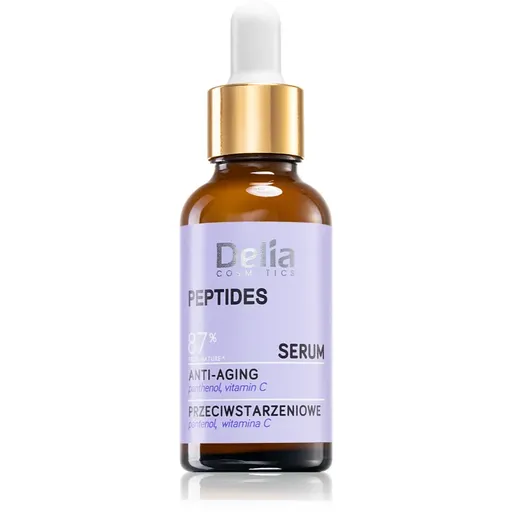 Delia Cosmetics Peptides ser facial anti-îmbătrânire pentru fata, gat si piept 30 ml