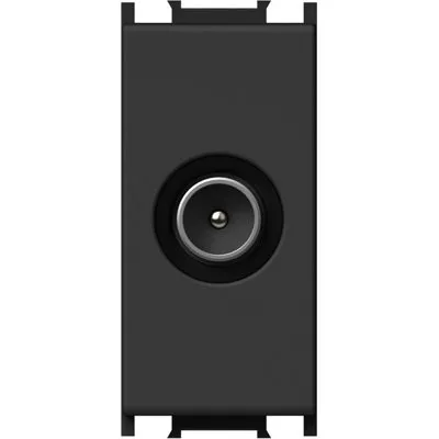 Modul Priza TV capat 1M negru, TEM Modul TEM-KM11SB-U