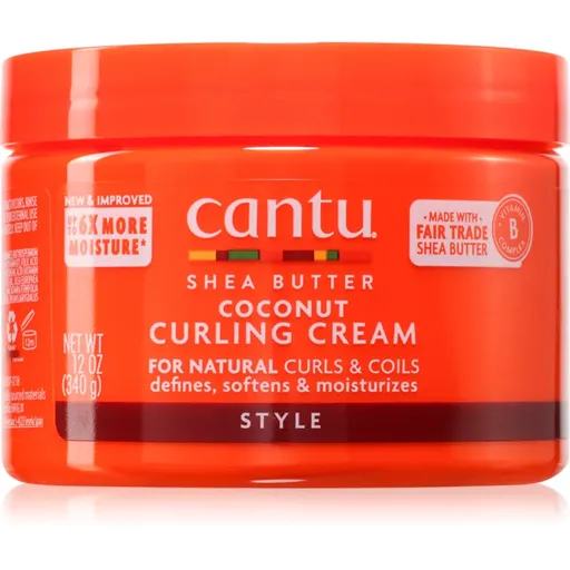 CANTU Shea Butter Curling Cream crema de par pentru fixare și formă 355 ml
