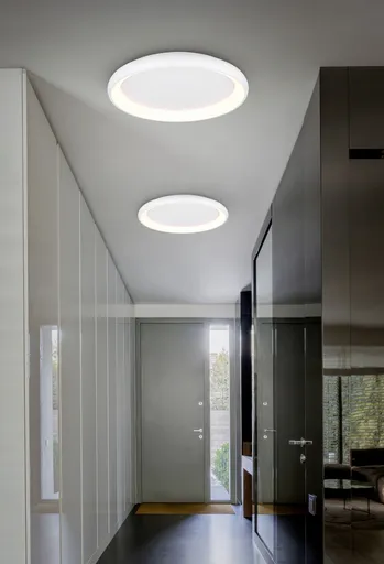 Plafoniera Cardona, TRIO, 75x9.5 cm, 59W, 1x SMD LED, metal, alb mat