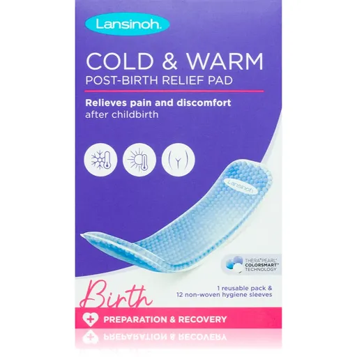 Lansinoh Cold & Warm Post-birth Relief Pad absorbant postpartum reutilizabil 1 buc