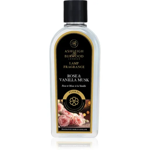 Ashleigh & Burwood London Rose & Vanilla Musk rezervă lichidă pentru lampa catalitică 500 ml
