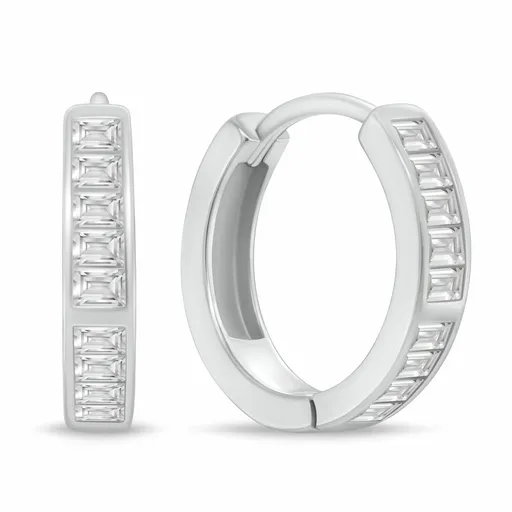 Brilio Silver Cercei strălucitori din argint cu zircon EA1224W