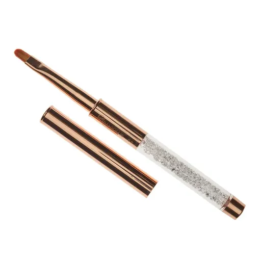 Pensula Gel Crystal Rose Gold L129-6 Oranjollie