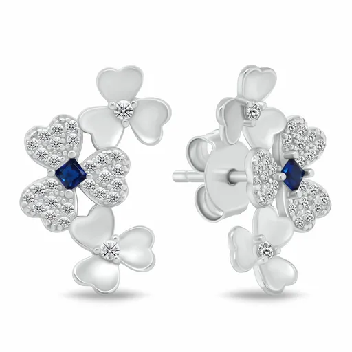 Brilio Silver Cercei din argint cu trifoi pentru noroc EA1209WB