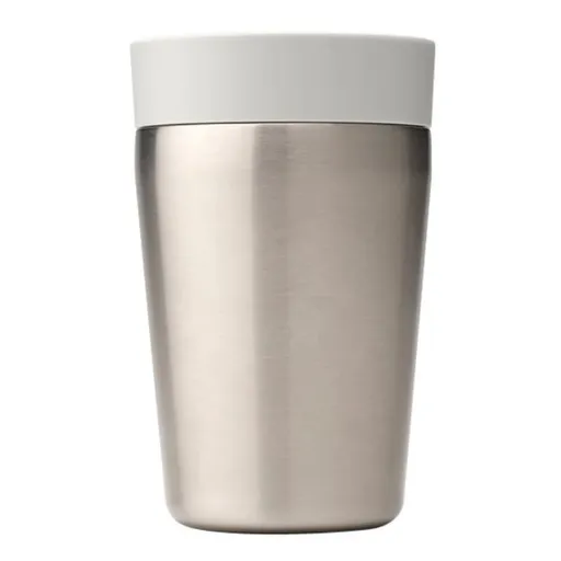 Cana thermos Brabantia Make&Take 1008492, 200 ml, Fara varsare, Fara BPA, Argintiu/Gri