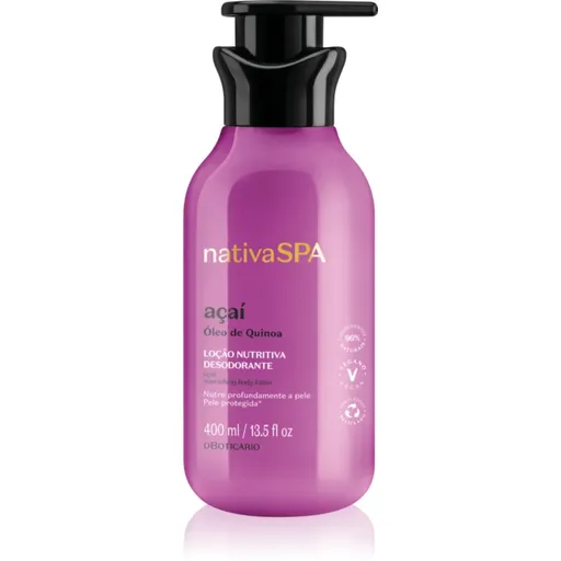 oBoticário Nativa SPA Acai loțiune de corp hidratantă 400 ml
