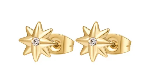 Brosway Cercei placați cu aur Steluțe cu cristale Chakra BHKE046