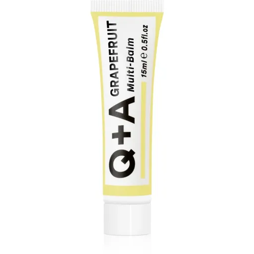 Q+A Grapefruit balsam multifuncțional de buze 15 ml