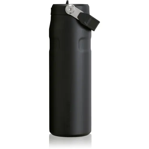 Stanley IceFlow™ Flip Straw Bottle sticlă inoxidabilă pentru apă cu pai Black 2.0 710 ml
