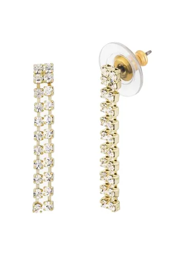 Preciosa Cercei placați cu aur cu cristal Preciosa Queen Royal Lagoon 2538Y00