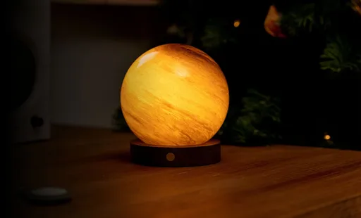 Lampă AstraGlass RGB, variante multiple - Gingko Variantă: Furtună de nisip - mare