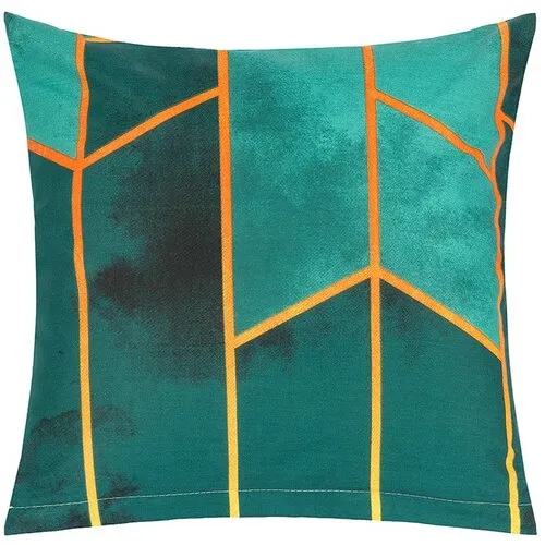 Bellatex Husă pentru pernă Plástev tm. verde, 40 x40 cm