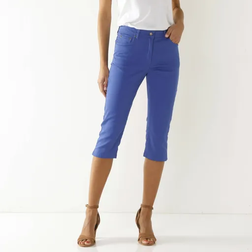 Pantaloni 3/4 îngustați din tweed